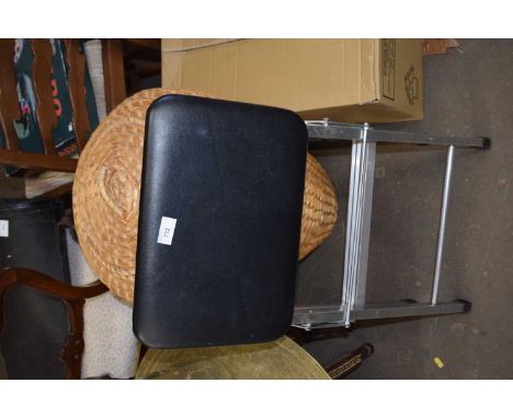 Folding step stool and a laundry bin (2)