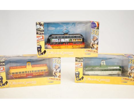 3x Corgi The original omnibus company Blackpool trams 