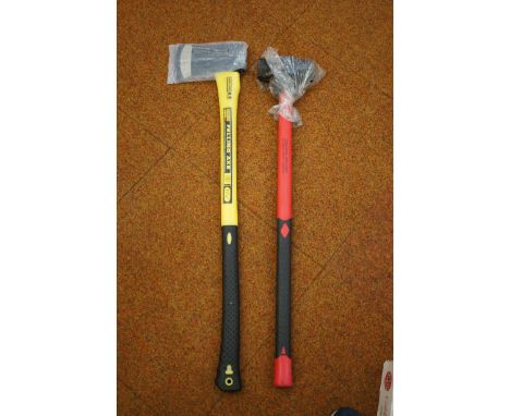 Good quality sledge hammer & axe As new 