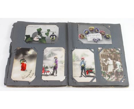 Vintage album containing original mixture &nbsp;  (approx 70 cards)