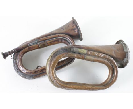 WW1 1914 dated military marked bugle reputed to have been found Ypres Belgium battlefield with one other Australian example b
