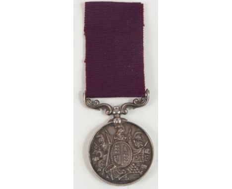 Army LSGC Medal QV named to 4811 Qr Mr Sgt H C Evans Rl Engrs. (naming corrected), with copy service papers, born St Marys, W