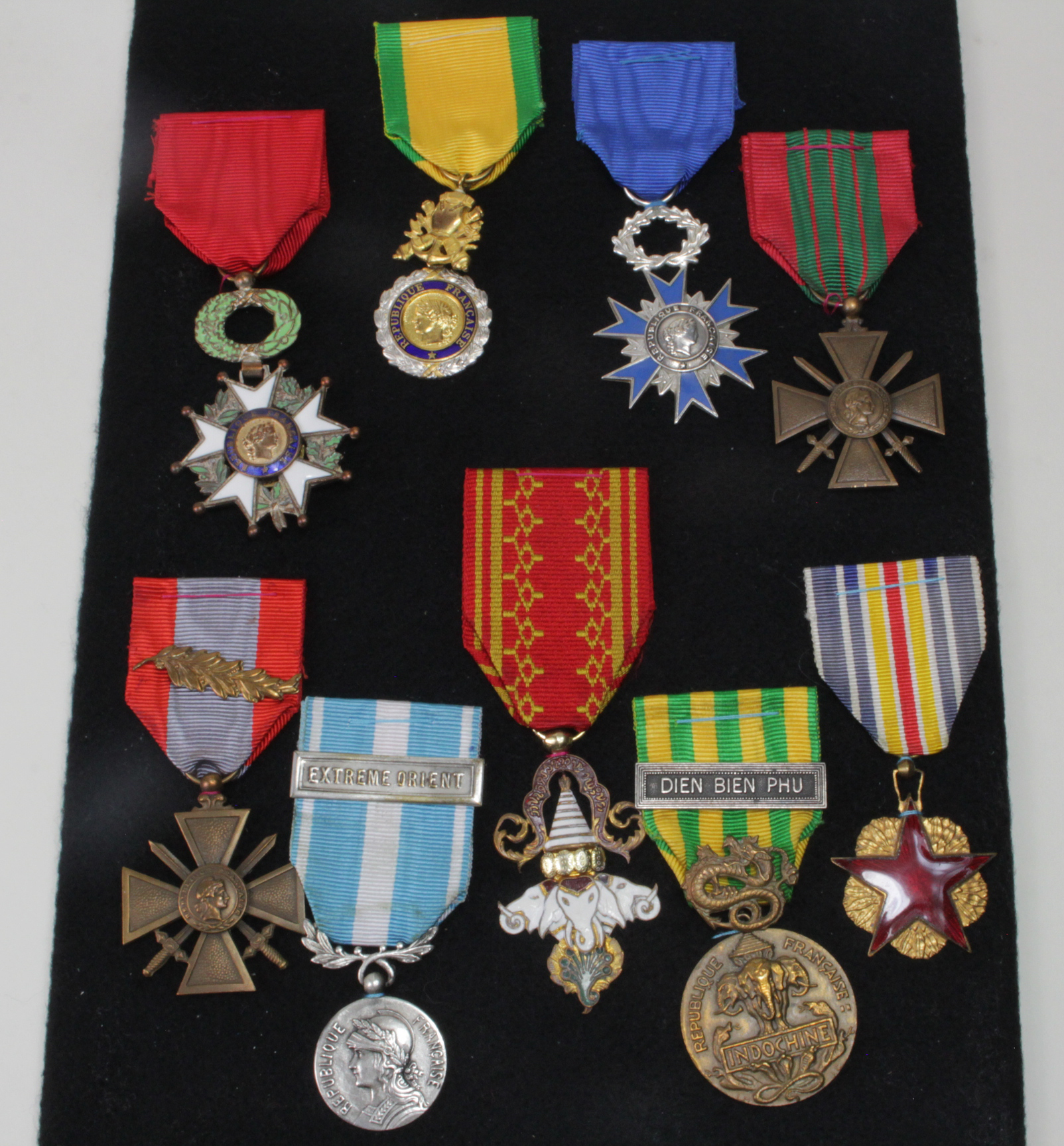 French WW2 & Vietnam medal group inc WW2 Legion of Honour, Knights ...