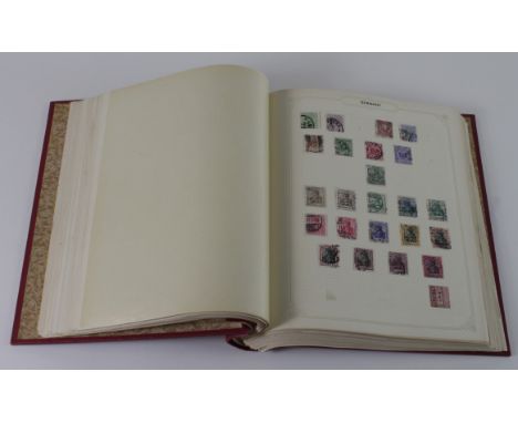 British Commonwealth and World stamp collection housed in SG Simplex album, much better noted (album)