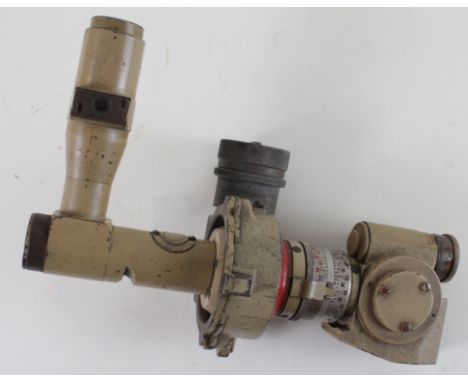 German WW2 artillery indirect dial sight stamped RBLF.36 bmj 580552 in excellent condition with nearly all its original sand 
