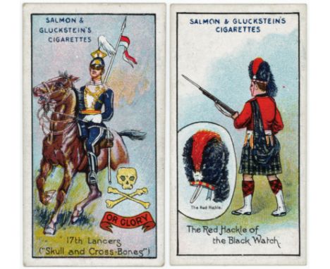 Salmon &amp; Gluckstein - Traditions of the Army &amp; Navy, complete set in pages (mixed large &amp; small numbers) G - VG c