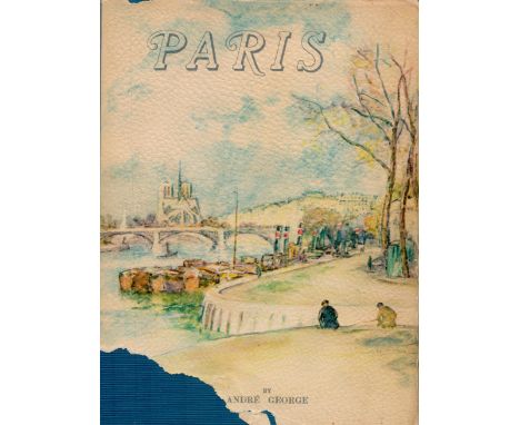 Paris by Andre George 1957 First Edition Hardback Book with 248 pages published by Nicholas Kaye Ltd some ageing good conditi