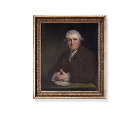 ATTRIBUTED TO JAMES NORTHCOTE R.A. (BRITISH 1746-1831), AFTER SIR JOSHUA REYNOLDS  DAVID GARRICK `THE PROLOGUE PORTRAIT'  Oil
