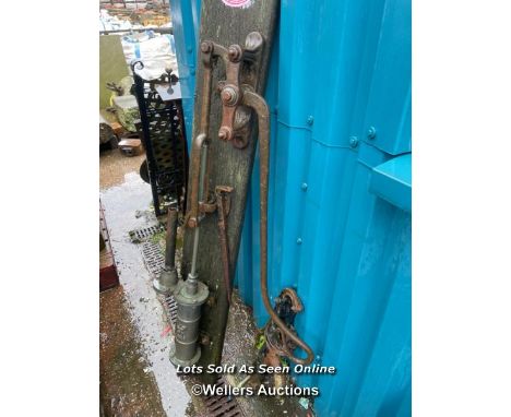 TWO VINTAGE WATER PUMPS 