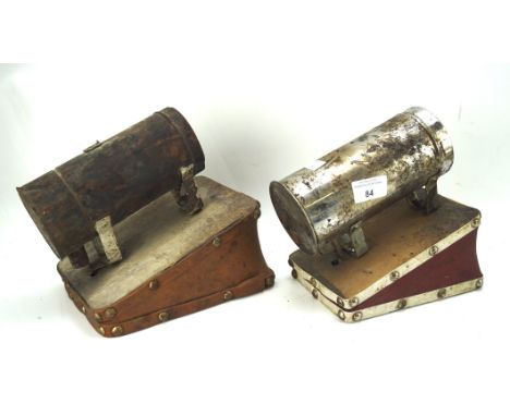 A pair of vintage fire smokers, for beekeeping