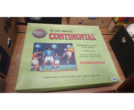 Boxed 'New Continental Subbuteo'