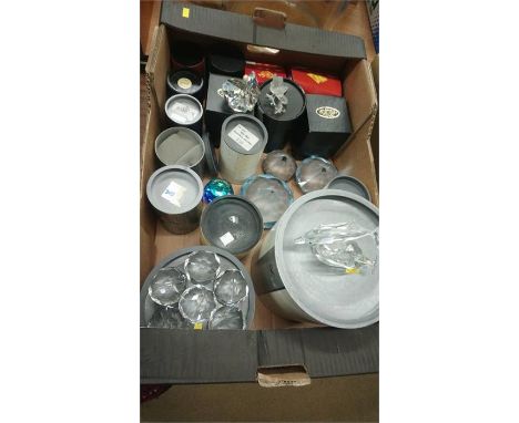 A box of Swarovski crystal