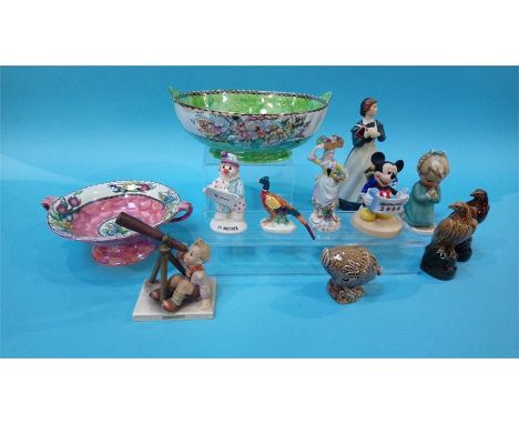 Hummel figures, Maling bowls etc.