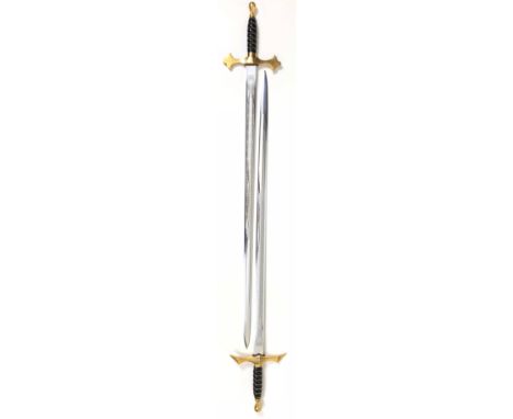 Wilkinson Sword of London Commemorative Swords. A pair of similar ceremonial swords, with Wilkinson sword etched decoration t