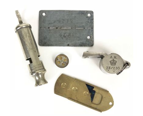 WW2 RAF Escape &amp; Evasion Aids etc. Miniature Escape Compass ... British US Visor Knife, which could be used as a compass 