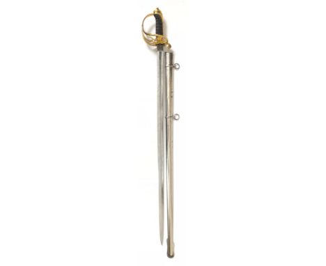 Victorian 1st Manchester Rifles Attributed 1822 Pattern Officers Sword. This example was carried by Edward Peel Dewhurst. The