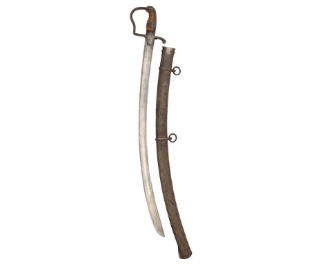 Napoleonic War Period 1796 / 1811 Light Cavalry Trooper Sword. A good example closely following the British 1796 light cavalr