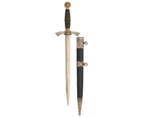 German Third Reich Luftwaffe 1st pattern Officer's dagger by WKC, Solingen. A good example with twist wire bound blue leather