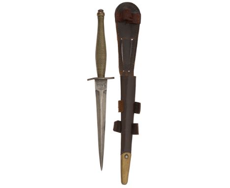 WW2 1st pattern Fairbairn-Sykes Commando fighting knife. Parts. This example appears to have been re-constructed during its w