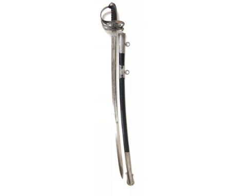 Victorian Manchester Rifle Volunteers Officer's Sword. Avery good early example of the Rifles pattern. The slightly curved si