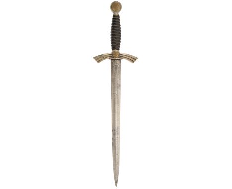German Third Reich Luftwaffe 1st pattern Officer's dagger by SMF, Solingen, An example with blue leather grip (wire binding a