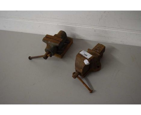 TWO SMALL BENCH VICES