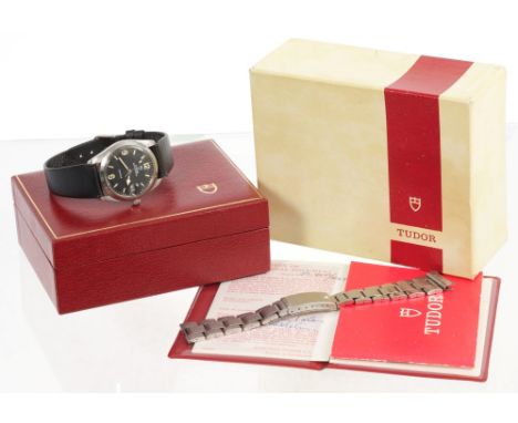 A rare 1970s gentlemen's Rolex Tudor Prince Oysterdate Ranger stainless steel wristwatch.  Ref: 9050 / 7835, automatic moveme