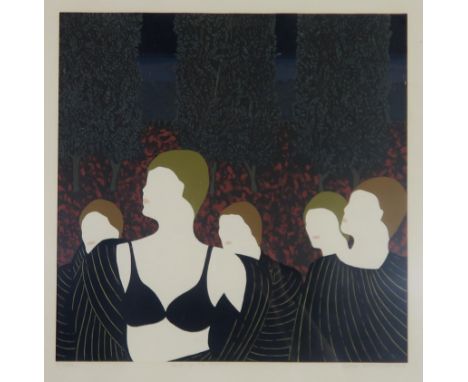 CARMEN AMBROZEVICH (SCOTTISH 20th CENTURY) &nbsp;SEARCH FOR THE TAMARIND &nbsp;Silkscreen, signed lower right, numbered 9/12,