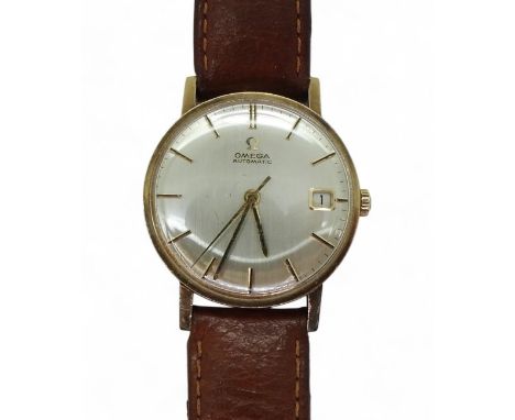 A 9ct gold gents Omega Automatic hallmarked 1964, calibre number 562, movement number 22233554, inscribed verso with Glasgow 