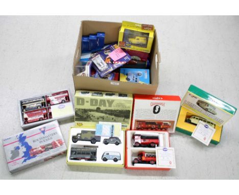 Corgi diecast model vehicles - Police set 08006, RAC Range Rover 57605, 'Reliant Regal van Only Fools..' 05201, D-Day set 977