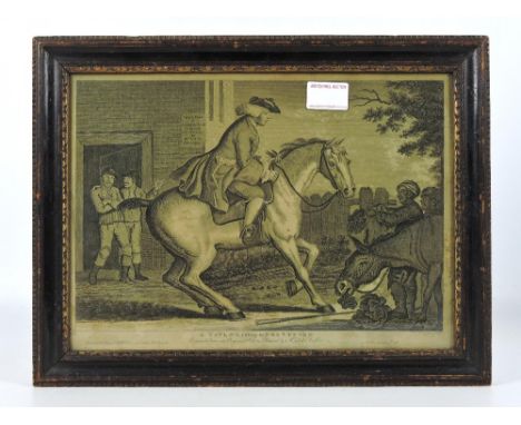 J. Stayner after R. Sayer, No. 53 Fleet Street, &amp; Jn.o Smith, No. 35 Cheapside 1768 engraving plate, 13"  x 8" framed, a 