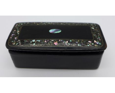 A 19th century snuff box