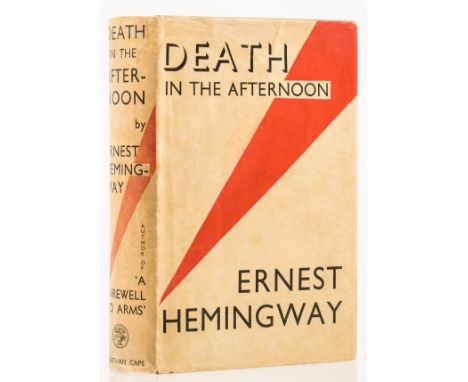 NO RESERVE Hemingway (Ernest) Death in the Afternoon, first English edition, colour frontispiece, plain illustrations, origin