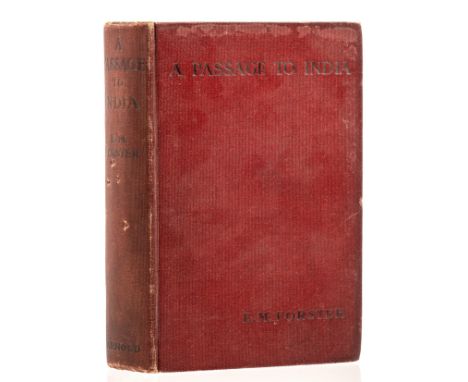 NO RESERVE Forster (E.M.) A Passage to India, first edition, 3pp. publisher's advertisements at end, light foxing and toning 