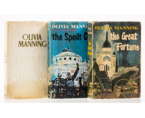 Manning (Olivia) [The Balkan Trilogy], 3 vol., comprising The Great Fortune, light browning to endpapers, spotting and browni