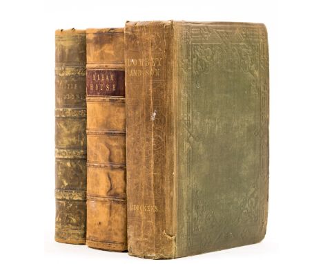 Dickens (Charles) Dombey and Son, first edition in book form, bound from parts, engraved frontispiece, additional title and 3