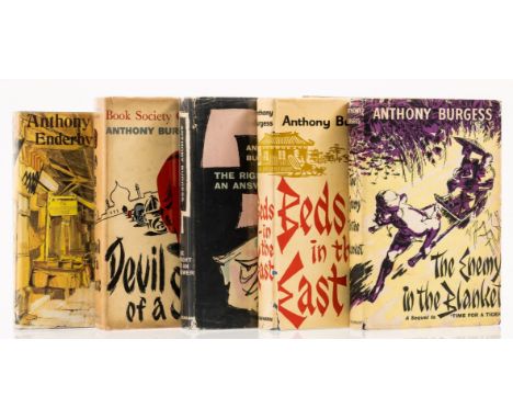 Burgess (Anthony) The Enemy in the Blanket, light damp-staining to gutter of first few pp., jacket price-clipped, spine ends 