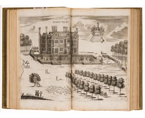 Hertfordshire.- Chauncy (Henry) The Historical Antiquities of Hertfordshire, first edition, title printed in red and black, e