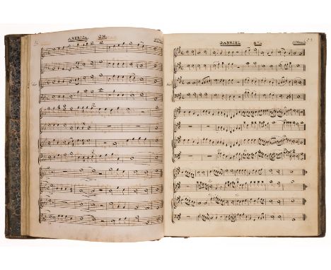 Music.- Dodd (Joseph Josiah, topographical artist &amp; engraver, 1810-1894) Sacred Gleanings by J.J. Dodd, manuscript on pap