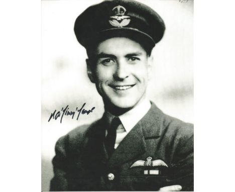 Jimmy James signed 10x8 colour portrait photo. WW2 Great Escaper. Good Condition. All signed pieces come with a Certificate o
