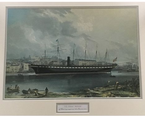 A number of maritime prints and pictures including SS Great Britain, and a shipping print by Myers