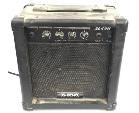 A G-Echo AL-15B bass guitar amplifier