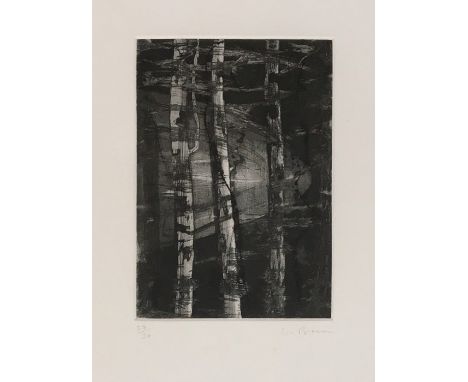 20th century British school, limited edition print 22/30, signed indistinctly in pencil lower right, 17.5x12.5cm