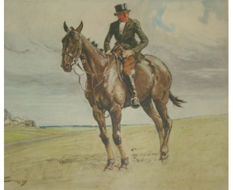 •AFTER `SNAFFLES` (1884-1967) `ANDSOME IS - WOT `ANDSOME DOES Offset lithograph, with hand colouring, on support sheet with p