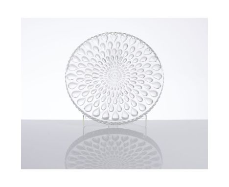 CenterpieceFranceCrystal centerpiece by BACCARAT model “Gouttes d'eau”Circular shape decorated with water dropsBACCARAT acid 