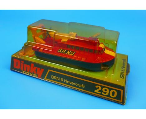 Dinky SRN6 hovercraft in original packaging