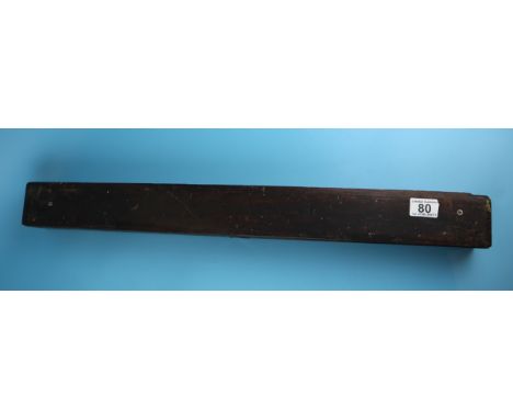 Mid 19C arrow case marked Thomas Aldred of London