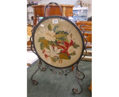 Tapestry firescreen