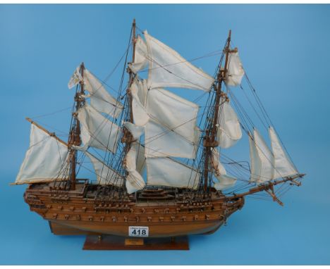 Fine quality model galleon