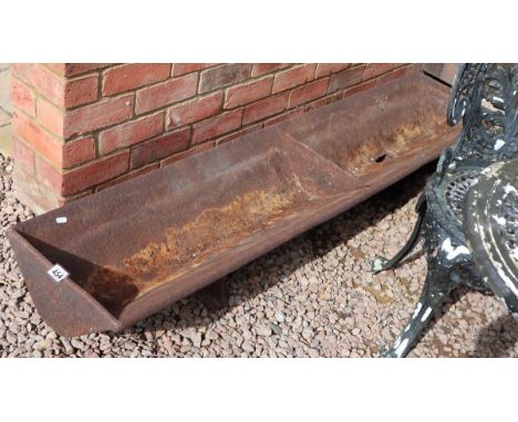 Large cast iron trough - Approx L: 178cm